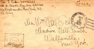 United States A.P.O.'s Soldier's Free Mail 1942 U.S. Army Postal Service, A.P...