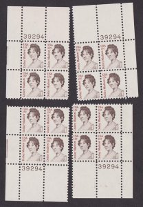 1822 Dolley Madison Set of MNH Plate Blocks - all 4 corners of #39294