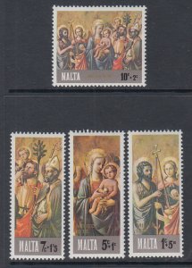 Malta B23-B26 Christmas MNH VF