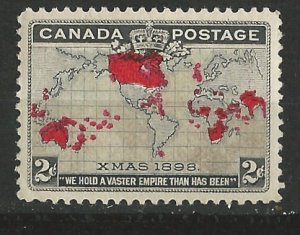 Canada #  85  British Empire map 1898   (1)  Mint NH Superb