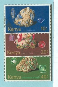 Kenya #110-112  Single