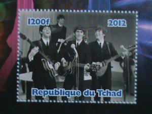 ​CHAD STAMP:2012 THE BEATALES MNH STAMP SHEET.#2