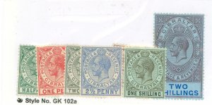 United States #66-72 Unused Single