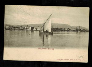 1903 Sydney Australia postcard Cover to England Suez Canal View