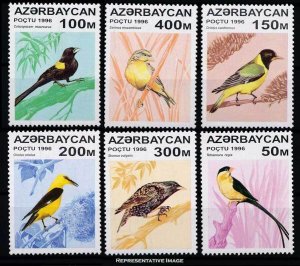 Azerbaijan Scott 591-596 Mint never hinged.