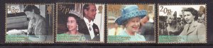 South Georgia-Sc#274-7- id2-unused NH set-QEII-50th Reign-2002-