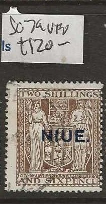 NIUE  SG79    ARMS  2/6   VFU         P0630A H