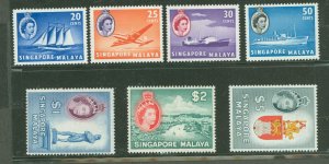 Singapore #36-42  Single (Complete Set)