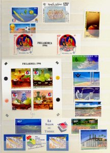 New Caledonia Collection MNH CV$13310.00 Imperforate 1950-1997 In Two Stockbooks