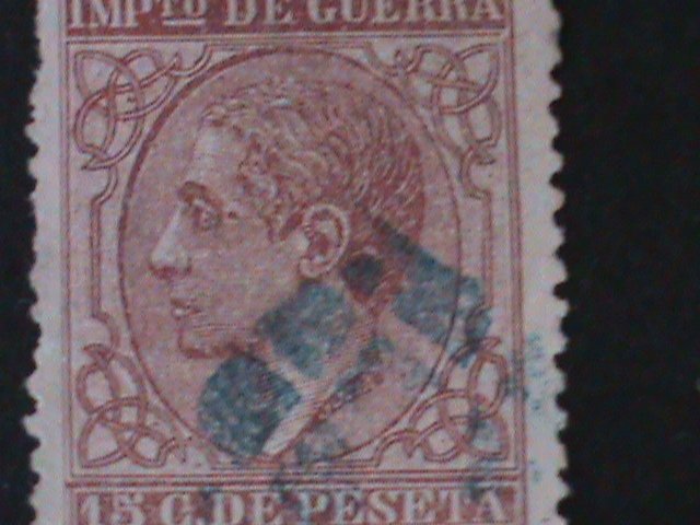 ​CUBA-WAR TAX STAMP- USED -VF-VERY OLD RARE-LAST ONE-RARE SCOTT NOT LISTED