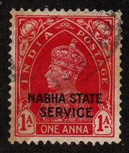 India Nabha #72 - Issue of 1938/39 - Used - SCV $2.50