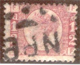 Great Britain sc#58 1870 Bantam plate 11 used