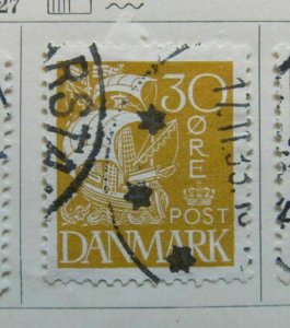 1927 A6P22#77 Denmark 30o Used-