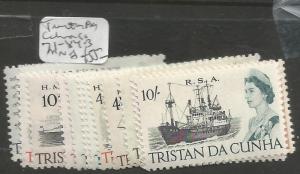 Tristan Da Cunha SG 71-84b MNH (3cko)