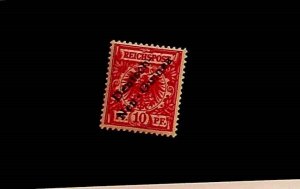 GERMAN COLONIES - NEW GUINEA Sc 3 LH ISSUE OF 1897 - OVERPRINT ON 10PF