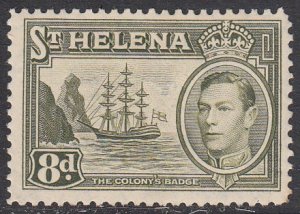 St. Helena 123A MH CV $1.75