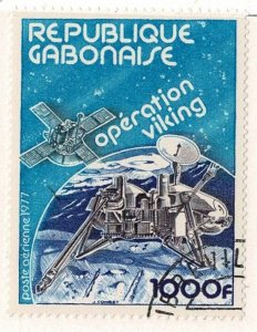 Gabon #C197 used/CTO 1000fr Viking mission