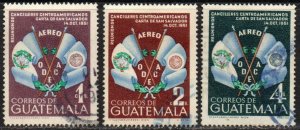 Guatemala SC #C204-C206 Used