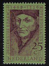 Netherlands  #478  MNH  1969   Erasmus