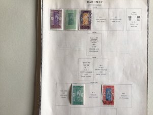 French Colonies vintage stamps shown on stamps page Ref 60255