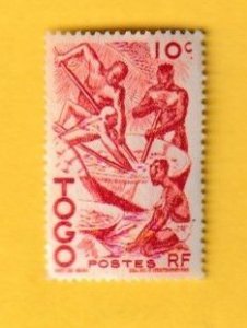 TOGO SCOTT#309 1947 10c EXTRACTING PALM OIL - MNH