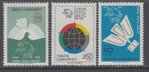 Turkey 1986-1988 UPU MNH VF