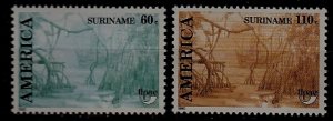 Suriname 876-77 MNH American issue SCV13.50