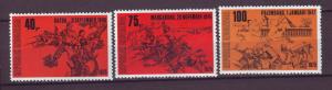 J21073 Jlstamps 1975 indonesia hv,s of set mh #952-4 battle scenes