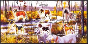 {g1641} Malawi 2012 Dogs sheet Used / CTO Cinderella