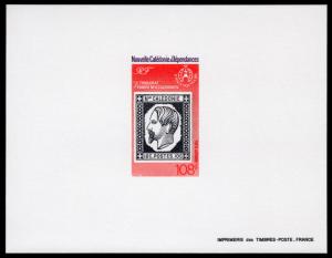 New Caledonia 1986 Sc#C210 Stockholmia-Stamp on Stamp Deluxe Souvenir Sheet MNH