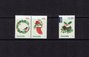 Australia: 2020,  Christmas  (2nd issue) , MNH Set and  5 booklet stamps.