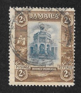 Jamaica Scott 84 UNH - 1920 2sh Admiral Rodney Memorial - SCV $37.50