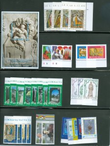 Vatican City 1995 Compete MNH Year Set