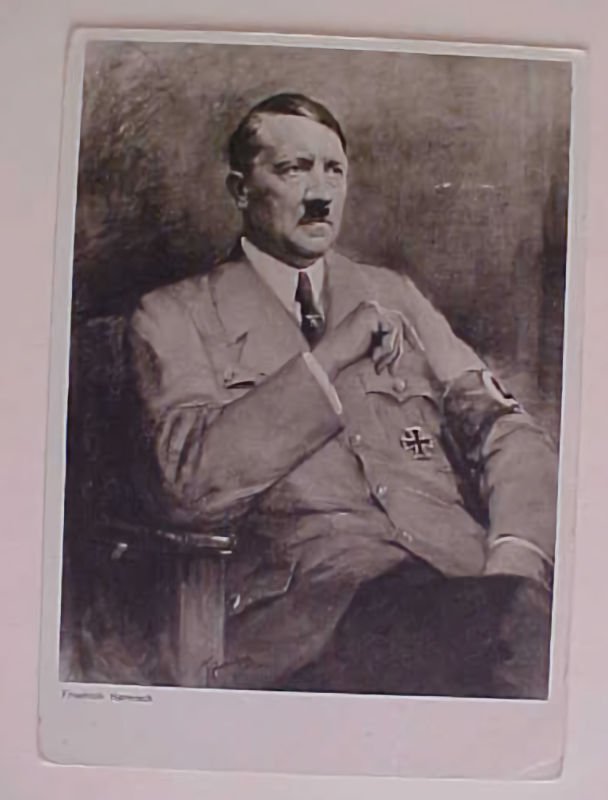 GERMAN  THIRD REICH  AUSTRIA LEADER PICTURE CARD 1938