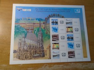 United Nations  Vienna  #  Special sheet 2008  MNH   Complete Sheet