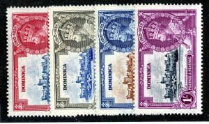 1935 Dominica Sc # 90/93 mlh* cv. $18.85 ( 528 JUB )