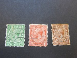 Great Britain 1924 Sc 187-9 FU