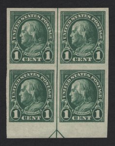 United States MINT Scott Number 575 ARROW BLOCK OF 4 MH  VF  - BARNEYS