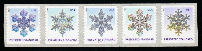 SC# 4808-4812 - (10c) - Snowflakes - MNH PNC5