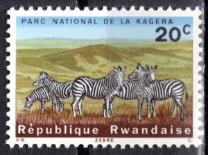 Rwanda: 1965; Sc. # 100, MLH Single Stamp