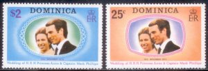 Dominica 1973 SC# 372-3 MNH-OG E35