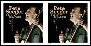 US Pete Seeger NDC Horizontal Pair -2 stamps. 2022. MNH.
