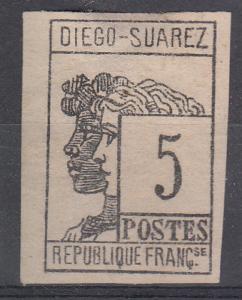 Diego Suarez 7 MNG VF 1890 SCV $1100