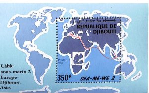 Djibouti 1994, Sea cable s/s, MNH