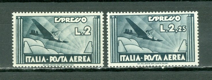 ITALY  1933  AIR #CE3-4...SET MINT...7.00