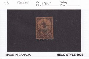 Turkey: Sc #J3, used (55600)