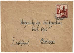 Poland General Government 1942 Krakau cancel on cover to Germany, Scott N63