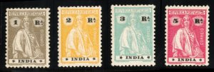 Portuguese Colonies, Portuguese India #407-410 Cat$144.50, 1922 Ceres, 1r-5r,...