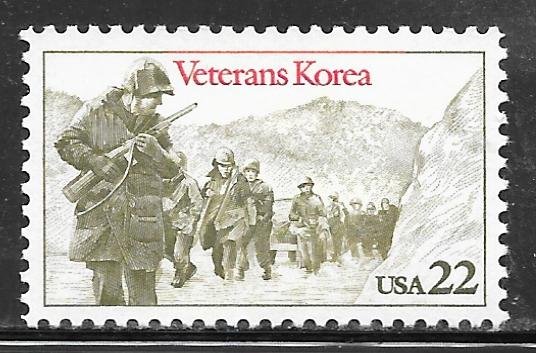 USA 2152: 22c American Troops in Korea, MNH, VF