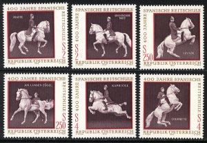 Austria 1972  Scott #929a-f MNH